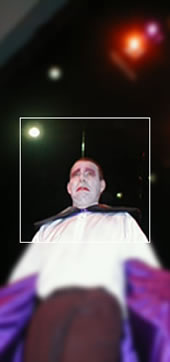 Dracula- The Musical? (2001): Paul Gardner as Count Dracula looks distressed. Garlic?
