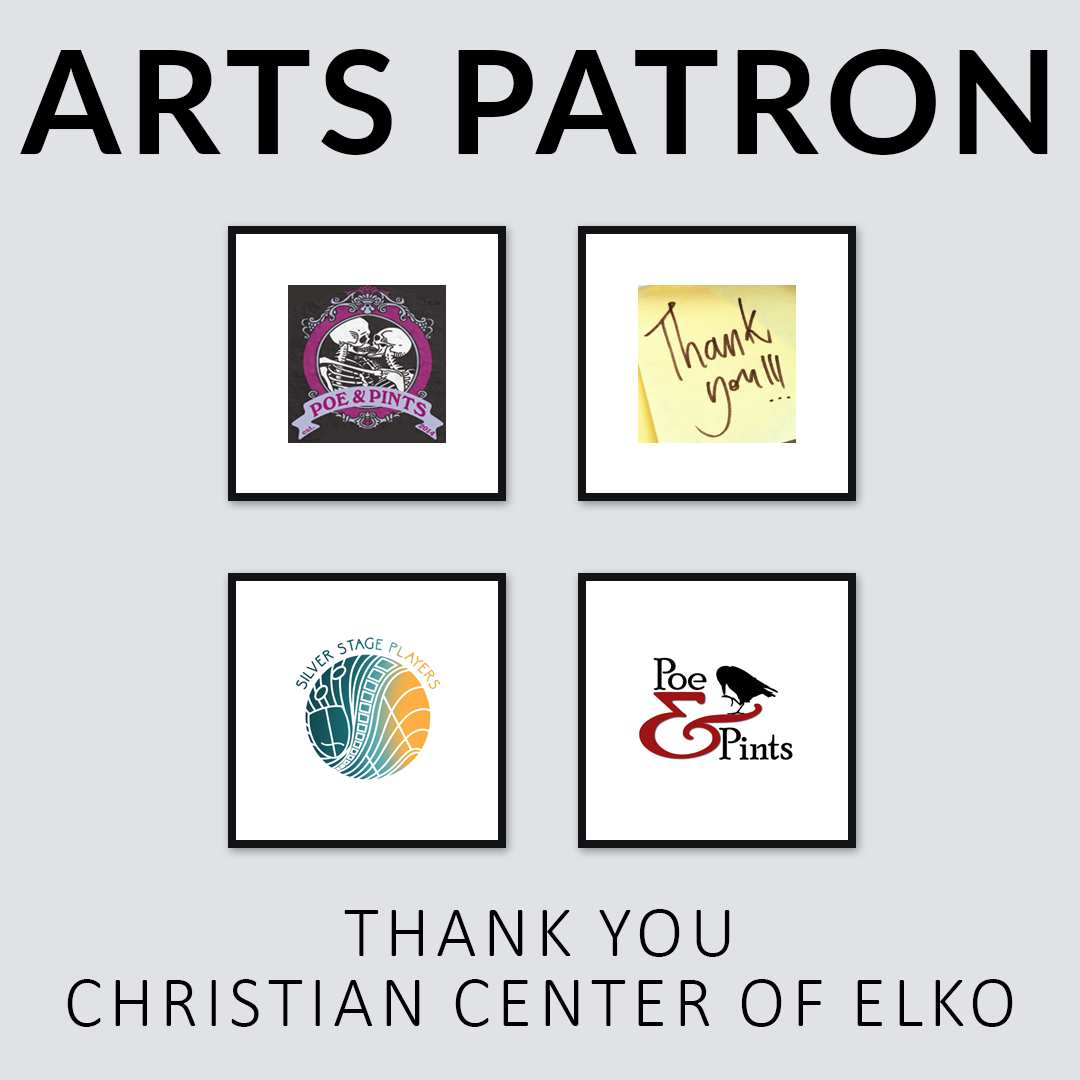 Silver Stage Players Arts patron Thank You Christian Center of Elko graphic.